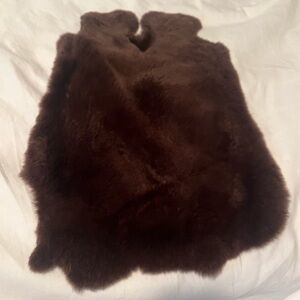 Chocolate Brown Rabbitt Pelt